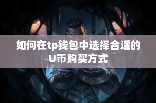 如何在tp钱包中选择合适的U币购买方式