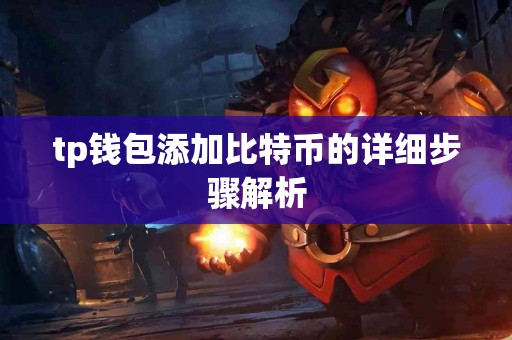 tp钱包添加比特币的详细步骤解析