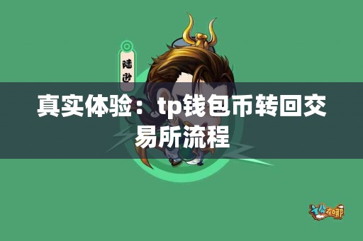 真实体验：tp钱包币转回交易所流程