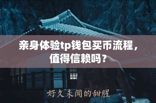 亲身体验tp钱包买币流程，值得信赖吗？