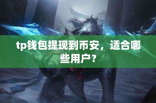 tp钱包提现到币安，适合哪些用户？