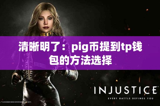 清晰明了：pig币提到tp钱包的方法选择