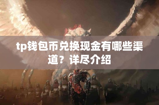 tp钱包币兑换现金有哪些渠道？详尽介绍