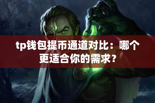 tp钱包提币通道对比：哪个更适合你的需求？
