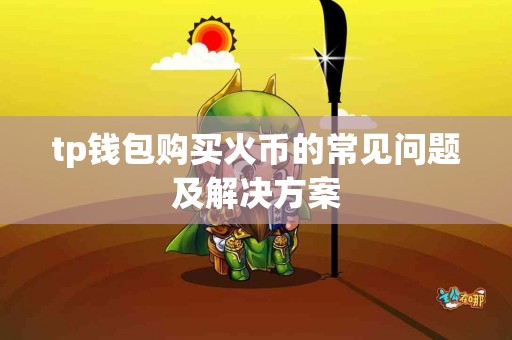 tp钱包购买火币的常见问题及解决方案