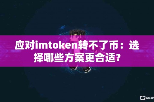 应对imtoken转不了币：选择哪些方案更合适？