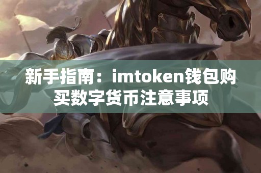 新手指南：imtoken钱包购买数字货币注意事项