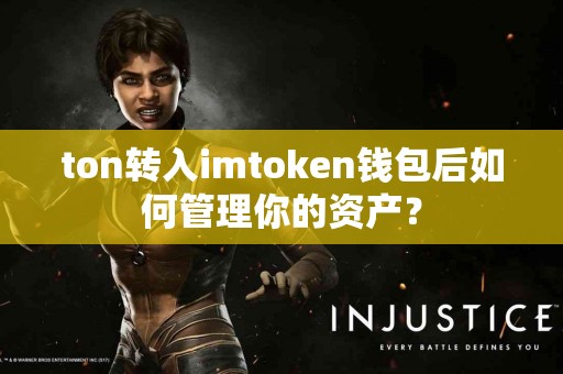 ton转入imtoken钱包后如何管理你的资产？
