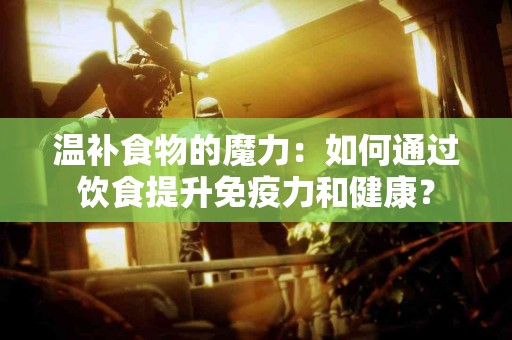 温补食物的魔力：如何通过饮食提升免疫力和健康？