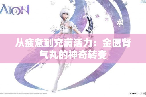 从疲惫到充满活力：金匮肾气丸的神奇转变