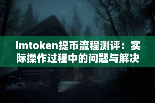 imtoken提币流程测评：实际操作过程中的问题与解决