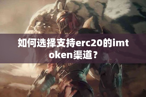 如何选择支持erc20的imtoken渠道？