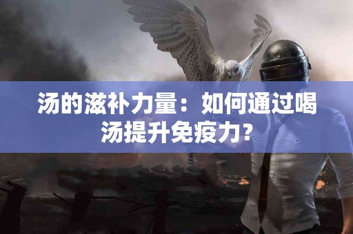 汤的滋补力量：如何通过喝汤提升免疫力？