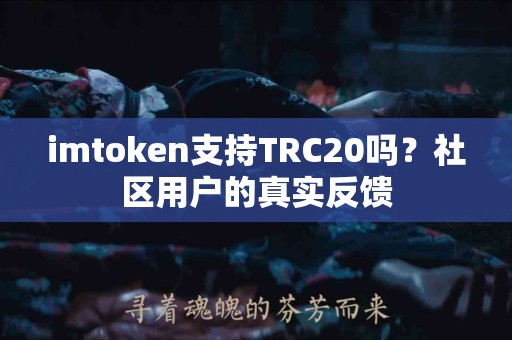 imtoken支持TRC20吗？社区用户的真实反馈