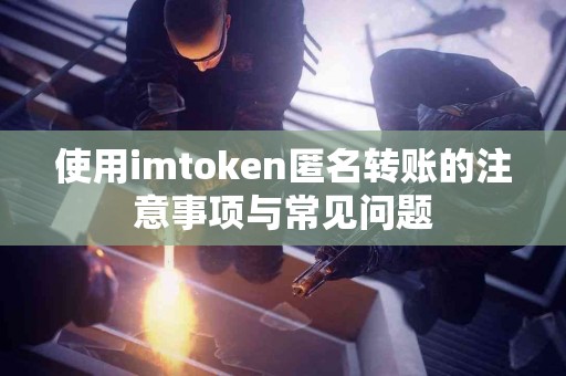 使用imtoken匿名转账的注意事项与常见问题