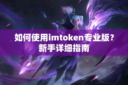 如何使用imtoken专业版？新手详细指南