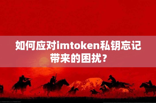 如何应对imtoken私钥忘记带来的困扰？