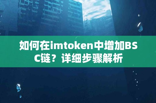 如何在imtoken中增加BSC链？详细步骤解析