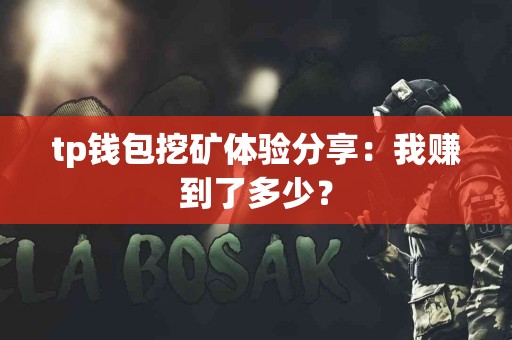 tp钱包挖矿体验分享：我赚到了多少？