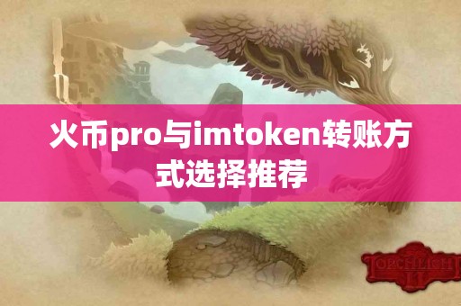 火币pro与imtoken转账方式选择推荐