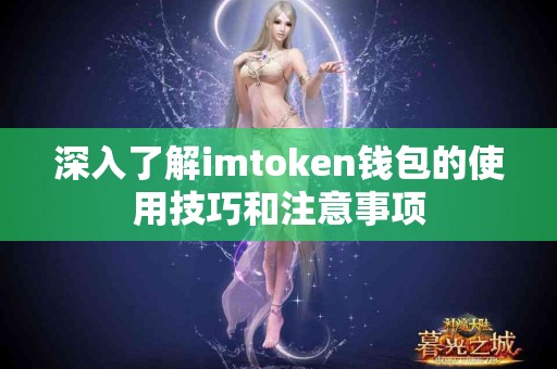 深入了解imtoken钱包的使用技巧和注意事项