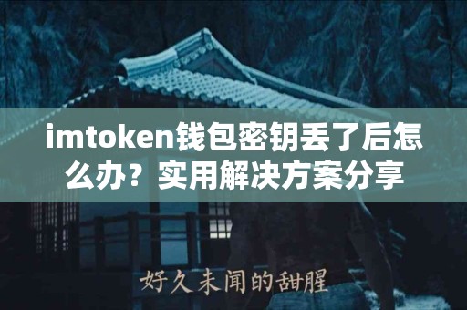 imtoken钱包密钥丢了后怎么办？实用解决方案分享