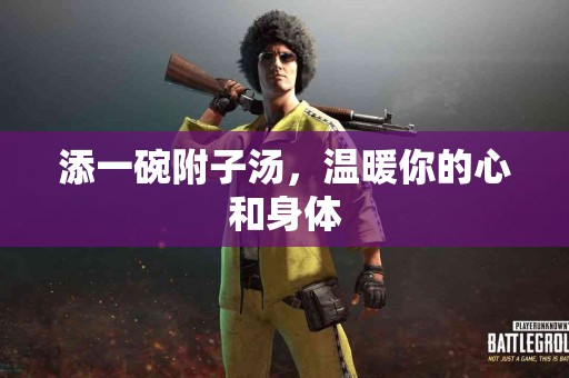 添一碗附子汤，温暖你的心和身体