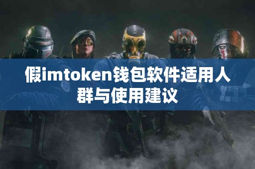 假imtoken钱包软件适用人群与使用建议