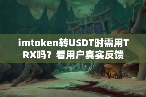 imtoken转USDT时需用TRX吗？看用户真实反馈