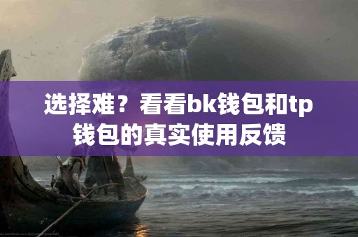 选择难？看看bk钱包和tp钱包的真实使用反馈