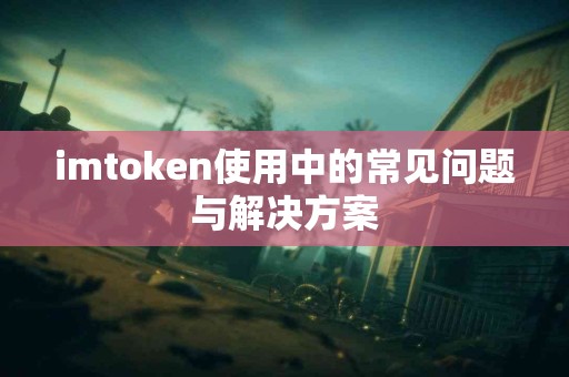 imtoken使用中的常见问题与解决方案