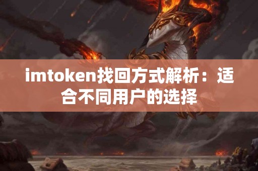 imtoken找回方式解析：适合不同用户的选择