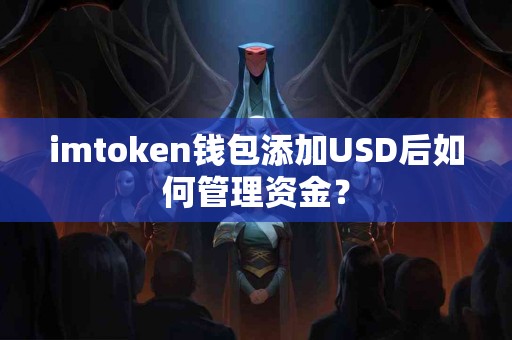 imtoken钱包添加USD后如何管理资金？