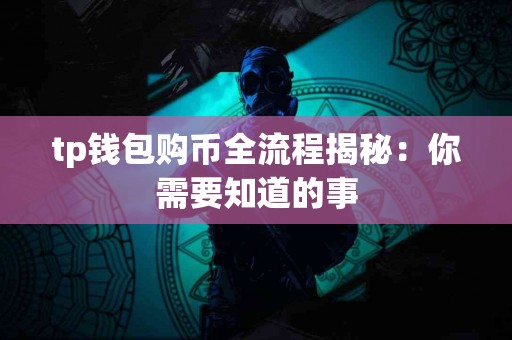 tp钱包购币全流程揭秘：你需要知道的事